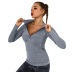 knitted sexy fitness sports quick-drying yoga top NSLX63095