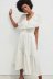 wholesale summer embroidered tulle waist dress NSAM63098