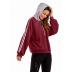 Color Matching Hooded Fake 2 Piece Sweater NSYYF63208