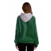 Color Matching Hooded Fake 2 Piece Sweater NSYYF63208