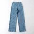 woven loose high waist jeans NSHS63330