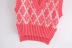 College style lattice knitted vest  NSHS63333