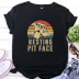 Creative cartoon puppy letter printing casual short-sleeved t-shirt  NSOUY64298