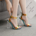 new crystal heel thick high heel sandals NSSO60231