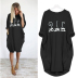 Fashion Long Sleeve Printed Loose Dress NSJIN60655