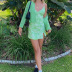 Small Fresh Lace Print Sexy Sling Dress NSYIS60573