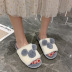 fashion plush flat slippers NSZSC63509