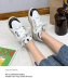 zapatillas casual planas blancas con cordones NSYUS63778