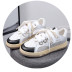 zapatillas casual planas blancas con cordones NSYUS63778