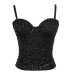 beaded sequins belted camisole NSQG63561