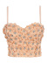 solid color beaded flower camisole NSQG63614