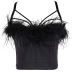 feather camisole cami top  NSQG63638