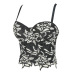 fashion lace short sling vest NSQG63645