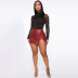 beauty high waist bag hip short skirt NSQY63649