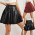 Pleated Short Sexy High Waist Skirt NSQY63664
