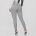 Pantalones con lazo en el bolsillo de cintura alta NSQY63667