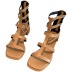 thick mid-heel hollow boot sandals NSHU63823