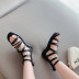 fashion mutiple straps solid color sandals NSHU63828