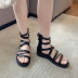 fashion mutiple straps solid color sandals NSHU63828