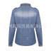 chaqueta de mezclilla de color liso de moda NSWL63926