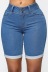 casual high elastic thin denim shorts NSWL63932