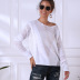 spring and autumn new neck hollow long-sleeved sweater  NSYX64021