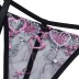 nuevo conjunto bordado de tres piezas de ropa interior erótica love hits NSYX64029