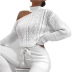 Spot autumn and winter new hanging neck strapless long-sleeved sweater NSYX64034