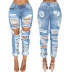 fashion new fashion non-stretch jeans NSSF64052