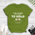 Creative letter printing casual short-sleeved T-shirt women NSYAY64869