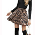 retro leopard print high waist skirt NSJM64510