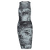 sexy sleeveless round neck printing mid-length skirt slim dress  NSLJ64560