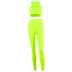 Solid Color Slim Halter Vest & Pants Set NSLJ64622