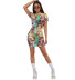 printed casual style dress NSYC64654