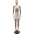 new white cross sexy dress NSYC64677