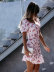 summer new style printed waist dress NSSUO64824