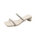 rhinestone thick heel fashion sandals NSHU60387
