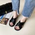 summer flat bottom new simple cross shoes sandals NSHU60388