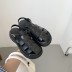 nuevas sandalias romanas de verano con cinturón de hebilla de suela gruesa NSHU60389