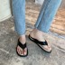 Zapatillas de pescador ocasionales de paja de nueva moda de verano NSHU60402