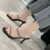 new rhinestone square toe wine glass high heels sandals NSZSC60424