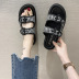 casual flat-bottomed sponge cake outer wear slippers NSZSC60430
