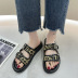casual flat-bottomed sponge cake outer wear slippers NSZSC60430