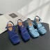 sandalias de cuña de correas cruzadas mutiple de moda NSCA60453