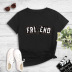 high-definition creative simple letter printing T-shirt NSYIC60471