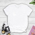 short-sleeved falling dandelion print T-shirt NSYIC60485