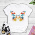 camiseta de gran tamaño con estampado de mariposas en color NSYIC60486