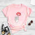 short-sleeved high-definition creative fashion printed T-shirt NSYIC60494