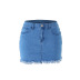 Solid Color Denim Skirt NSYB65102