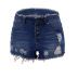 New Button Fringed Jeans NSYB65137